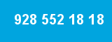 928 552 18 18 928 552 18 18